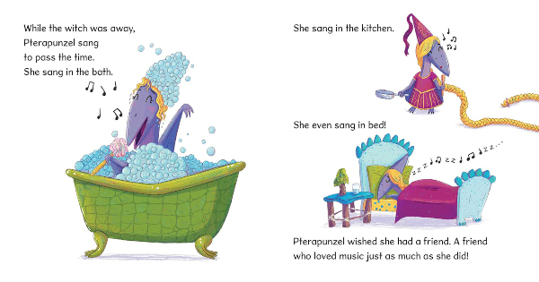 pterapunzel, once before time, children's fiction, christy webster, net galley, review, andrews mcmeel publishing