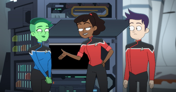 second contact, lower decks, star trek, tv show, animated, comedy, pilot, review, cbs all access