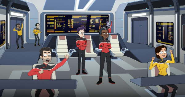 temporal edict, lower decks, star trek, tv show, animated, comedy, season 1, review, cbs all access